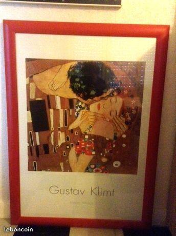 Tableau THE KISS de G. KLIMT - NEUF - Cédé