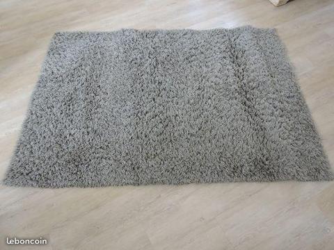 Tapis shaggy taupe 170cm x 1