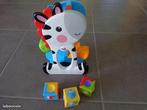 Jouets bébé Mon Zèbre Blocs Fisher Price *C