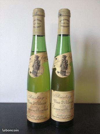 1/2 bouteilles domaine Weinbach Reisling 1978