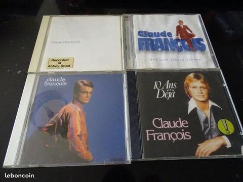 Lot 4 cd claude francois