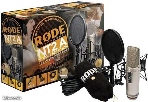 Micro RODE NT2-A vendu en pack