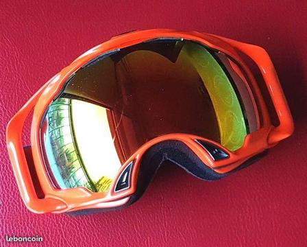 Masque ski snow oakley orange irridium