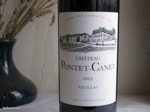 1 Bouteille Pontet Canet 2005