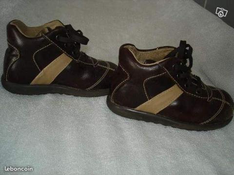 Chaussures cuir marron 2