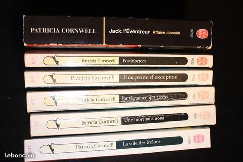 Lot romans Patricia Cornwell