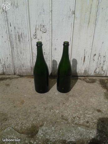 Bouteilles cidre ou champagne vides