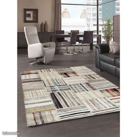 MAROKKO Tapis de salon 120x170 cm - Blanc