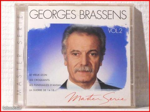 GEORGES BRASSENS : MASTER SERIE Vol. 2 (CD)