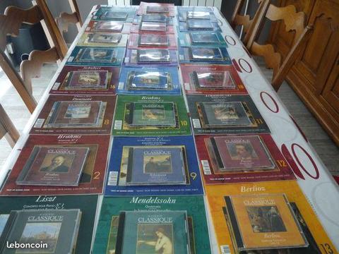 Lot cd musique classique et livrets