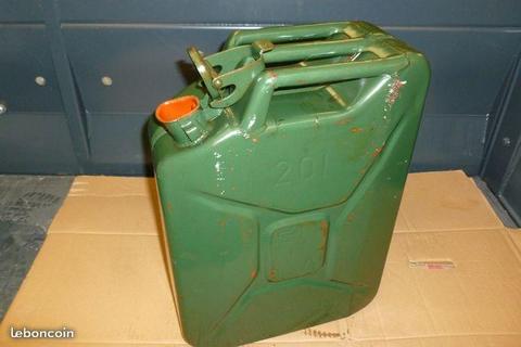 Jerrycan, jerrican 20L stockage carburant, essence