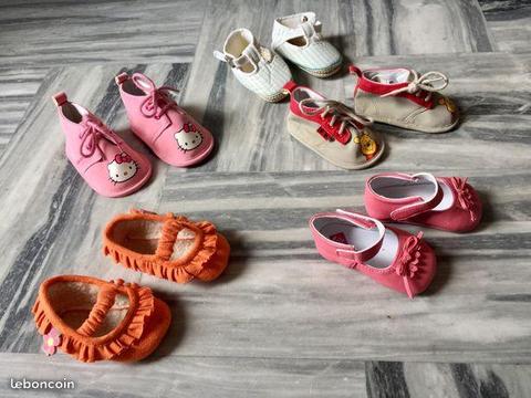 Lot chaussures bebe
