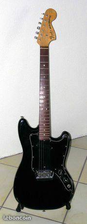 Fender Musicmaster Black 1978 + hardcase d'origine