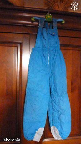 Pantalon ski enfant bleu - 8 ans