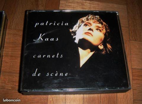 Double CD PATRICIA KAAS carnet de scene PCA