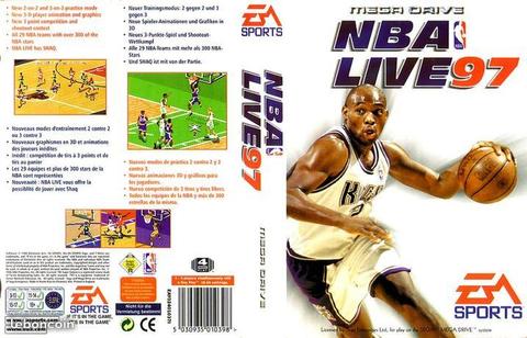Jeu Sega Mega Drive NBA LIVE 97