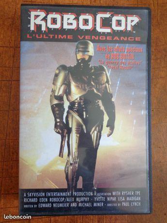 K7 cassette vidéo VHS Robocop l'ultime vengeance