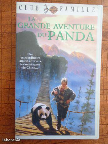 K7 cassette vidéo VHS La grande aventure du panda