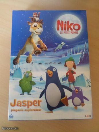 COFFRET Niko le petit renne et Jasper pingouin exp