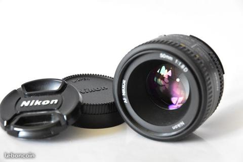 NIKON AF-D 50mm f/1.8 D focale fixe état NEUF