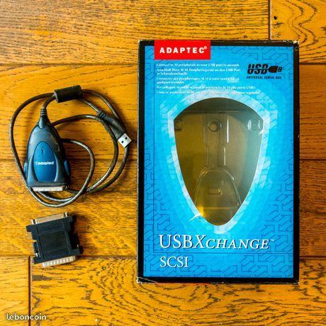 Adaptec USBXChange – Adaptateur SCSI vers USB