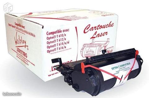 Cartouche Laser Toner LEXMARK T610 T612 T614 T616