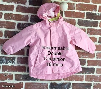 IMPERMEABLE COUPE VENT 18 MOIS