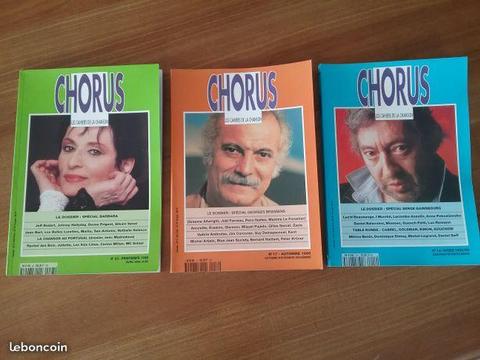 CHORUS Les cahiers de la chanson - nCS