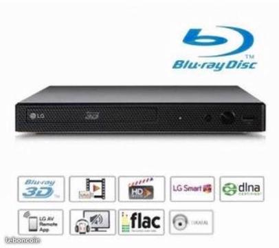 Lecteur LG cd/dvd Blu-Ray 3D neuf emballé