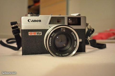 Canon Canonet QL 17 G-III (à faire réviser)
