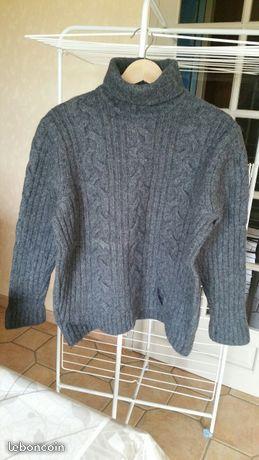 PULL GRIS COL ROULE MEXX XL(chan72)