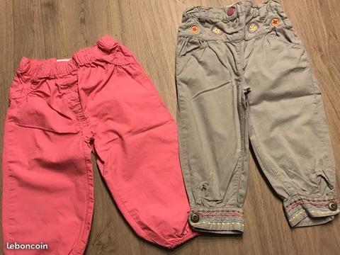 Pantalon et pantacourt 18 mois (titipat68)