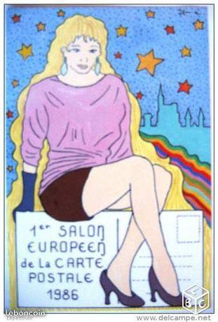 Carte postale HAMM Strasbourg Salon européen 1986