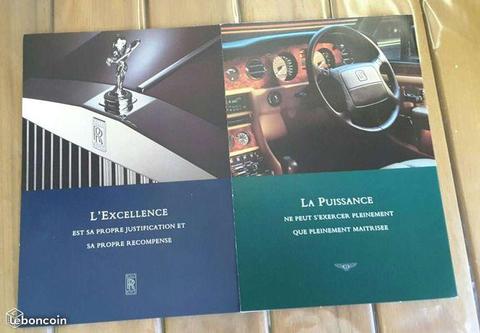 rv brochure rolls royce bentley 198