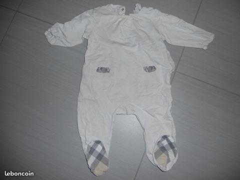Pyjama Burberry 12 mois