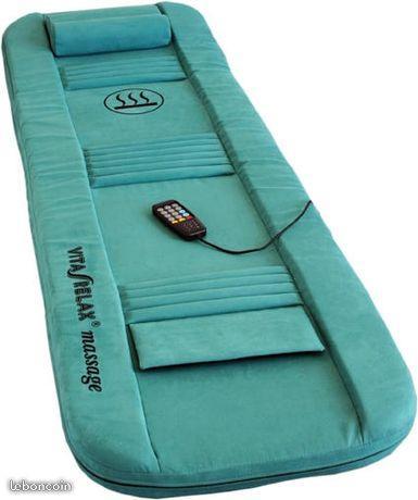 Matelas 1 personne massant chauffant transportable