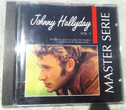 Johnny Hallyday 2 CD Master série