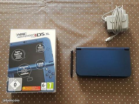 Nintendo 3DS XL + 4 jeux Excellent état