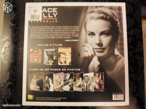 grace kelly. hitchcock.3 dvd avec livr collector