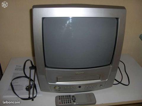 Combiné TV 36cm et K7 VHS (jm3f)