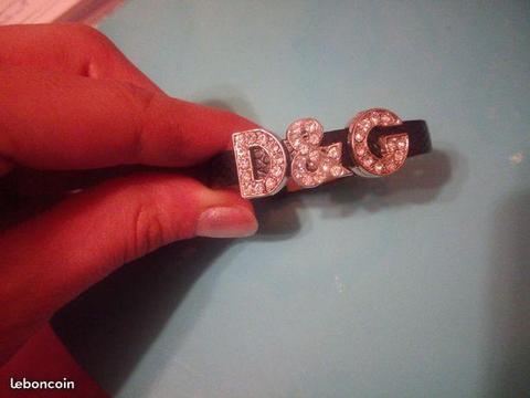 Bracelet cuir D&G neuf