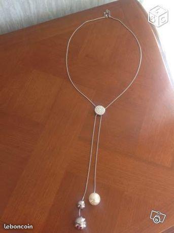 Sautoir perles et strass -voir offre:NUAGE94
