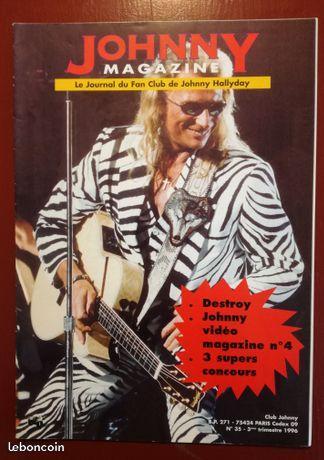 Journal du Club de Johnny Hallyday n° 35 de 1996