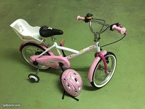 Vélo B’TWIN ROSE Princesse Lilo COMPLET NEUF