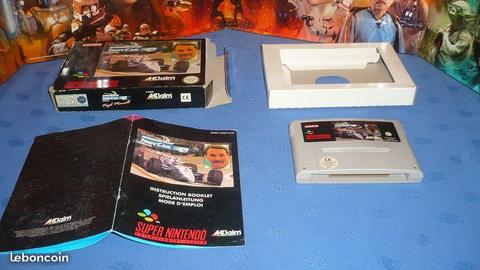 Nintendo snes newman hass indy car complet