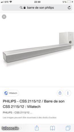 Barre de son Philips