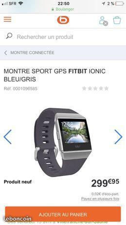 Montre Fit Bit Ionic