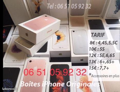 Toutes -(boîtes)- iphone Tt series4 5-6-7 aset+