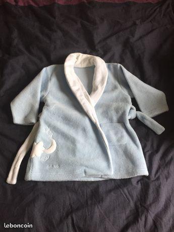 Robe de chambre bleu 18 mois