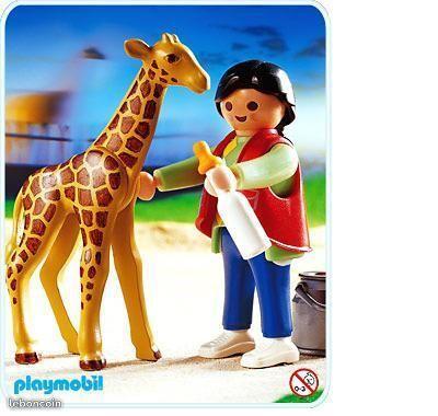 Playmobil #3253 : Gardienne de Zoo & Giraphon 2003